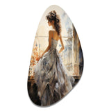 Fashion 1870S Victorian Portrait I - Asymmetric Metal Wall Art