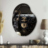 Fashion Chic Couture Hand Bag III - Asymmetric Metal Wall Art