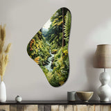 Ferns Fern Forest II - Asymmetric Metal Wall Art