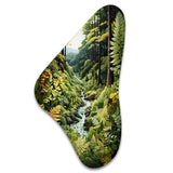 Ferns Fern Forest II - Asymmetric Metal Wall Art