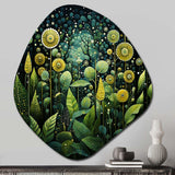 Ferns Plant Enchanted Forest IV - Asymmetric Metal Wall Art