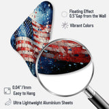 Flag American Flag II - Asymmetric Metal Wall Art