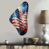 Flag American Flag II - Asymmetric Metal Wall Art