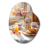 Food Breakfast Cozy I - Asymmetric Metal Wall Art