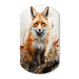 Fox Wilderness Observer - Asymmetric Metal Wall Art