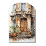 France Lyon Old Town Door I - Asymmetric Metal Wall Art