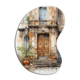 France Lyon Old Town Door I - Asymmetric Metal Wall Art