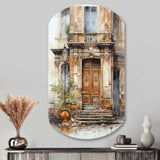 France Lyon Old Town Door I - Asymmetric Metal Wall Art