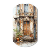 France Lyon Old Town Door I - Asymmetric Metal Wall Art