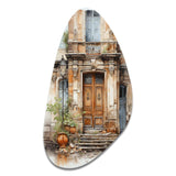 France Lyon Old Town Door I - Asymmetric Metal Wall Art