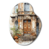 France Lyon Old Town Door I - Asymmetric Metal Wall Art