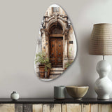 France Lyon Old Town Door II - Asymmetric Metal Wall Art