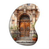 France Lyon Old Town Door III - Asymmetric Metal Wall Art