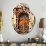 France Lyon Old Town Door III - Asymmetric Metal Wall Art