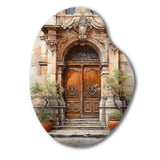 France Lyon Old Town Door III - Asymmetric Metal Wall Art