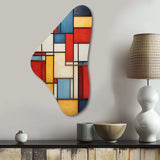 Geometric Abstraction Composition II - Asymmetric Metal Wall Art