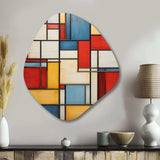 Geometric Abstraction Composition II - Asymmetric Metal Wall Art