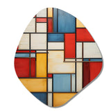 Geometric Abstraction Composition II - Asymmetric Metal Wall Art