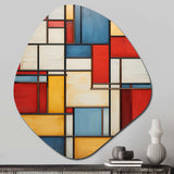 Geometric Abstraction Composition II - Asymmetric Metal Wall Art