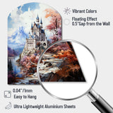 Germany Neuschwanstein Castle - Asymmetric Metal Wall Art