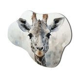 Giraffe Graceful Necks - Asymmetric Metal Wall Art