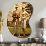 Vintage Timeless Golf - Asymmetric Metal Wall Art