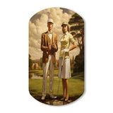 Vintage Timeless Golf - Asymmetric Metal Wall Art