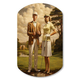 Vintage Timeless Golf - Asymmetric Metal Wall Art