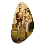 Vintage Timeless Golf - Asymmetric Metal Wall Art