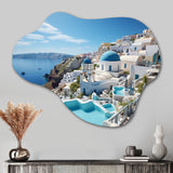 Greece Santorini Dreams I - Asymmetric Metal Wall Art