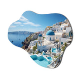 Greece Santorini Dreams I - Asymmetric Metal Wall Art