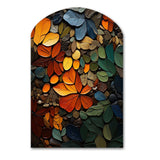 Hardedge Art Earthy Euphony III - Asymmetric Metal Wall Art