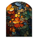 Hardedge Art Earthy Euphony III - Asymmetric Metal Wall Art