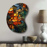 Hardedge Art Earthy Euphony III - Asymmetric Metal Wall Art