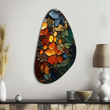 Hardedge Art Earthy Euphony III - Asymmetric Metal Wall Art