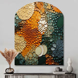 Hardedge Art Earthy Euphony VI - Asymmetric Metal Wall Art