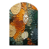 Hardedge Art Earthy Euphony VI - Asymmetric Metal Wall Art