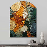 Hardedge Art Earthy Euphony VI - Asymmetric Metal Wall Art