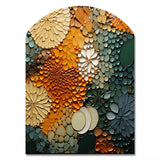 Hardedge Art Earthy Euphony VI - Asymmetric Metal Wall Art