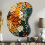 Hardedge Art Earthy Euphony VI - Asymmetric Metal Wall Art