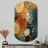 Hardedge Art Earthy Euphony VI - Asymmetric Metal Wall Art