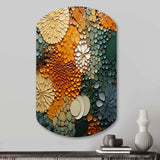 Hardedge Art Earthy Euphony VI - Asymmetric Metal Wall Art