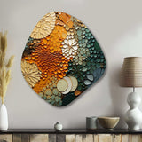 Hardedge Art Earthy Euphony VI - Asymmetric Metal Wall Art