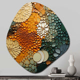 Hardedge Art Earthy Euphony VI - Asymmetric Metal Wall Art