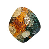 Hardedge Art Earthy Euphony VI - Asymmetric Metal Wall Art