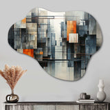 Hardedge Art Urban Geometry I - Asymmetric Metal Wall Art