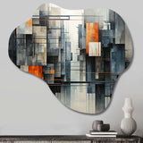 Hardedge Art Urban Geometry I - Asymmetric Metal Wall Art