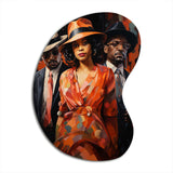 Harlem Renaissance Celebration I - Asymmetric Metal Wall Art