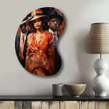 Harlem Renaissance Celebration I - Asymmetric Metal Wall Art