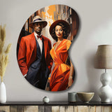 Harlem Renaissance Celebration II - Asymmetric Metal Wall Art